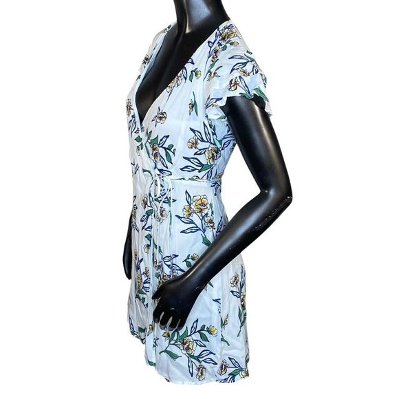 Harper Heritage NWT Mini Wrap Style Dress Womens Size XXS Floral Short Sleeve - Picture 2 of 8